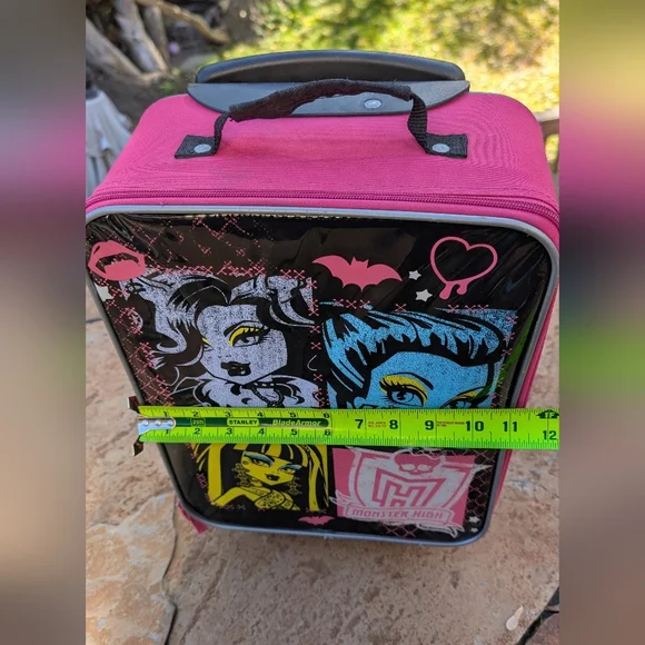 2011 Monster High Mini Roller Carry On Suitcase - Picture 10 of 12